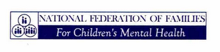 NATIONAL FEDERATION OF FAMILIES FOR CHILDREN'S MENTAL HEALTH logo