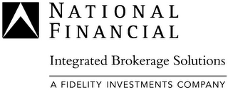 NATIONAL FINANCIAL INTEGRATED BROKERAGE SOLUTIONS A FIDELITY INVESTMENTS COMPANY logo