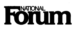 NATIONAL FORUM logo