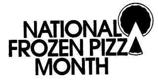 NATIONAL FROZEN PIZZA MONTH logo
