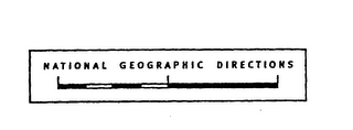NATIONAL GEOGRAPHIC DIRECTIONS logo