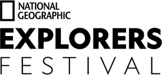 NATIONAL GEOGRAPHIC EXPLORERS FESTIVAL logo