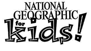 NATIONAL GEOGRAPHIC FOR KIDS! logo
