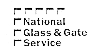NATIONAL GLASS & GATE SERVICE