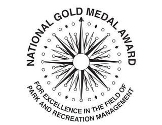 NATIONAL GOLD MEDAL AWARD FOR EXCELLENCE IN THE FIELD OF PARK AND RECREATION MANAGEMENT logo