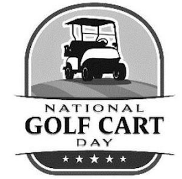 NATIONAL GOLF CART DAY logo