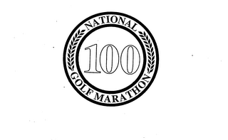 NATIONAL GOLF MARATHON 100 logo