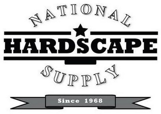 NATIONAL HARDSCAPE SUPPLY SINCE 1968 logo