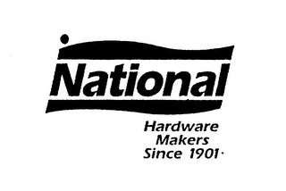 NATIONAL HARDWARE MAKERS SINCE 1901 logo