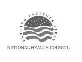 NATIONAL HEALTH COUNCIL PUTTING PATIENTS FIRST logo