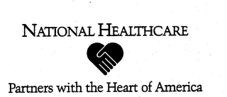NATIONAL HEALTHCARE PARTNERS WITH THE HEART OF AMERICA logo