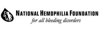 NATIONAL HEMOPHILIA FOUNDATION FOR ALL BLEEDING DISORDERS logo