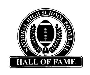 NATIONAL HIGH SCHOOL FOOTBALL HALL OF FAME logo