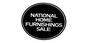 NATIONAL HOME FURNISHINGS SALE logo