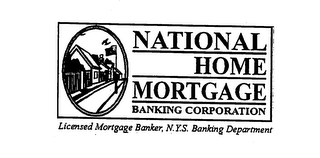 NATIONAL HOME MORTGAGE BANKING CORPORATION LICENSED MORTGAGE BROKER, N.Y.S. BANKING DEPARTMENT logo