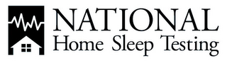 NATIONAL HOME SLEEP TESTING logo