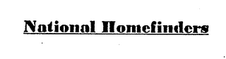 NATIONAL HOMEFINDERS logo