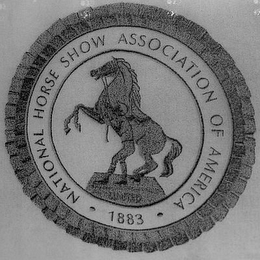 NATIONAL HORSE SHOW OF AMERICA 1883 LIMITED logo