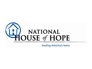 NATIONAL HOUSE OF HOPE HEALING AMERICA'S TEENS logo