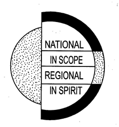 NATIONAL IN SCOPE REGIONAL IN SPIRIT logo