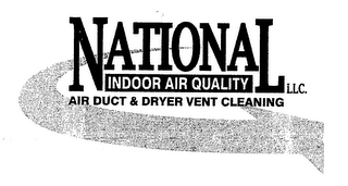 NATIONAL INDOOR AIR QUALITY LLC. AIR DUCT & DRYER VENT CLEANING logo