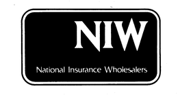 NATIONAL INSURANCE WHOLESALERS/NIW logo