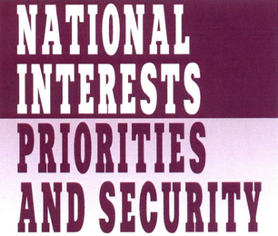 NATIONAL INTERESTS PRIORITIES AND SECURITY logo