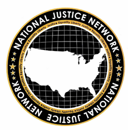 NATIONAL JUSTICE NETWORK LIBERTY JUSTICE EQUALITY logo