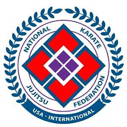 NATIONAL KARATE JUJITSU FEDERATION USA - INTERNATIONAL logo