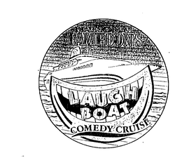 NATIONAL LAMPOON'S LAUGH BOAT COMEDY CRUISE logo