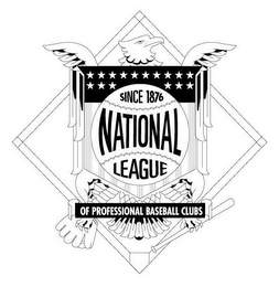 NATIONAL LEAGUE OF PROFESSIONAL BASEBALL CLUBS SINCE 1876 logo