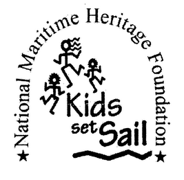 NATIONAL MARITIME HERITAGE FOUNDATION KIDS SET SAIL logo
