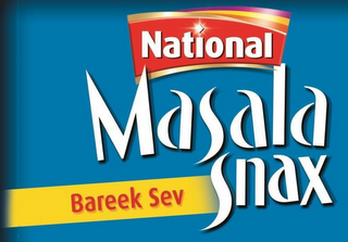 NATIONAL MASALA SNAX BAREEK SEV logo