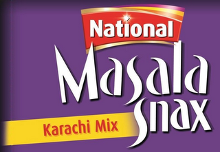 NATIONAL MASALA SNAX KARACHI MIX logo