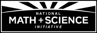 NATIONAL MATH + SCIENCE INITIATIVE logo
