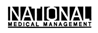 NATIONAL MEDICAL MANAGEMENT logo