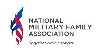 NATIONAL MILITARY FAMILY ASSOCIATION TOGETHER WE'RE STRONGER logo