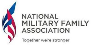 NATIONAL MILITARY FAMILY ASSOCIATION TOGETHER WE'RE STRONGER logo