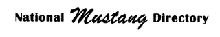 NATIONAL MUSTANG DIRECTORY logo