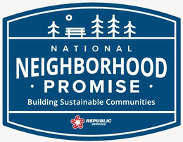 NATIONAL NEIGHBORHOOD PROMISE BUILDING SUSTAINABLE COMMUNITIES RRRRR REPUBLIC SERVICES logo