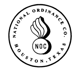 NATIONAL ORDNANCE CO. HOUSTON, TEXAS logo