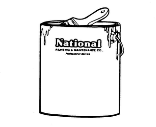 NATIONAL PAINTING & MAINTENANCE CO. PROFESSIONAL SERVICE logo
