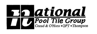 NATIONAL POOL TILE GROUP COZAD & O'HARA QPT THOMPSON logo