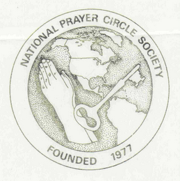 NATIONAL PRAYER CIRCLE SOCIETY FOUND 1977 logo