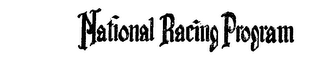 NATIONAL RACING PROGRAM logo