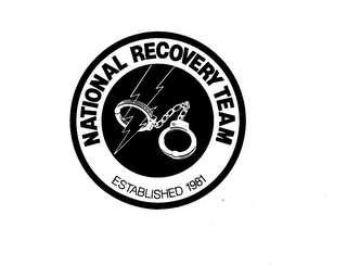 NATIONAL RECOVERY TEAM ESTABLISHED 1981 logo