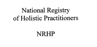 NATIONAL REGISTRY OF HOLISTIC PRACTITIONERS NRHP logo
