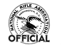 NATIONAL RIFLE ASSOCIATION OFFICIAL WASHINGTON, D.C. logo