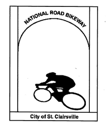 NATIONAL ROAD BIKEWAY CITY OF ST. CLAIRSVILLE logo