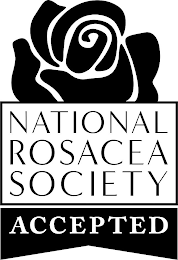 NATIONAL ROSACEA SOCIETY ACCEPTED logo